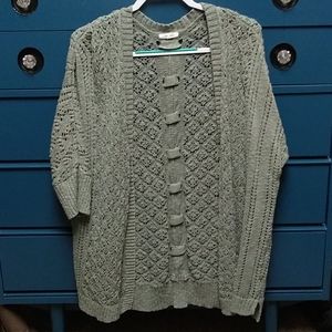 Sage green cardigan